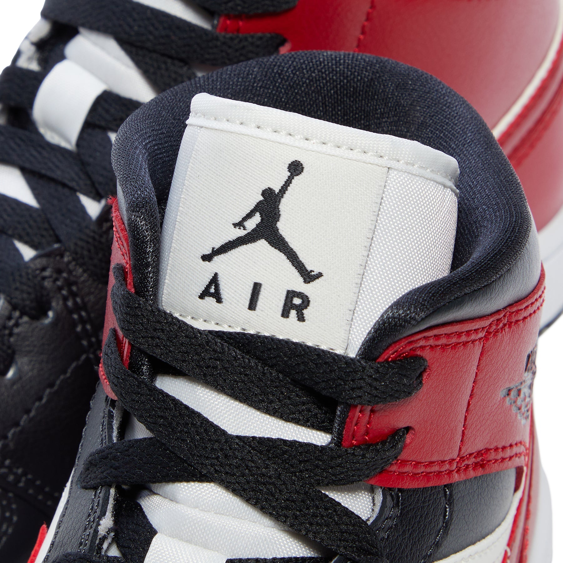 Nike Womens Air Jordan 1 Mid (Sail/Gym Red/Off Noir/White)