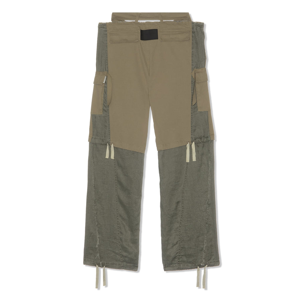Ottolinger Woven Baggy Cargo Pants (Olive Grey)