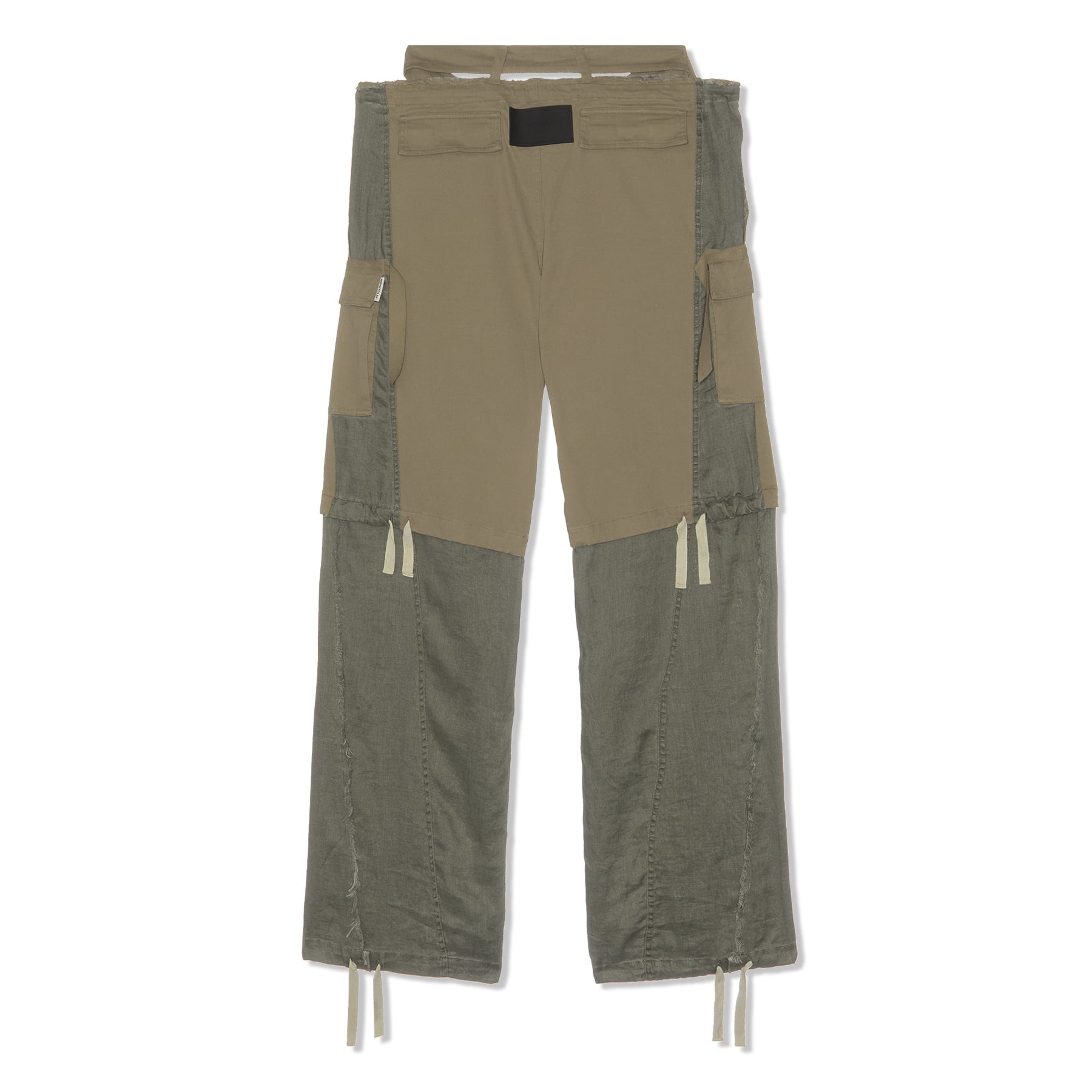 Ottolinger Woven Baggy Cargo Pants (Olive Grey)