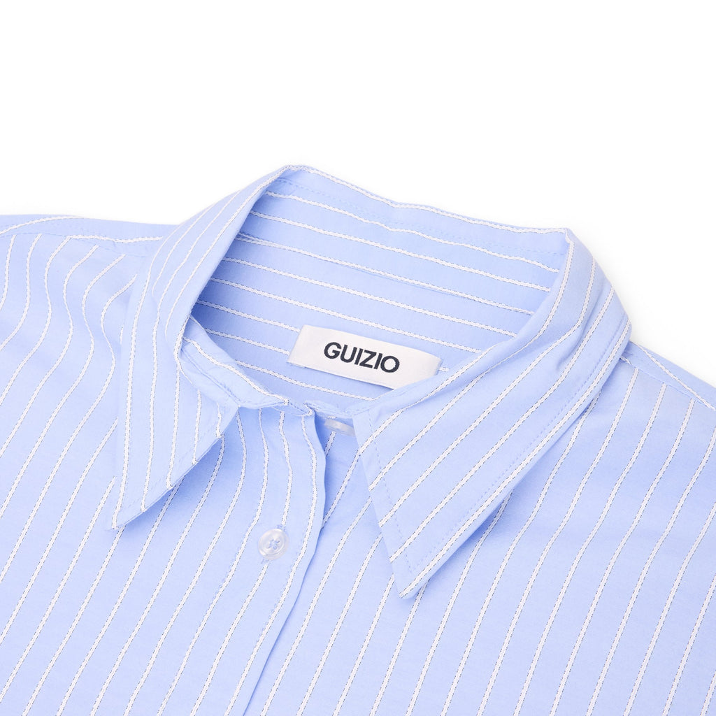 Danielle Guizio Oona Buttondown (Blue/White)