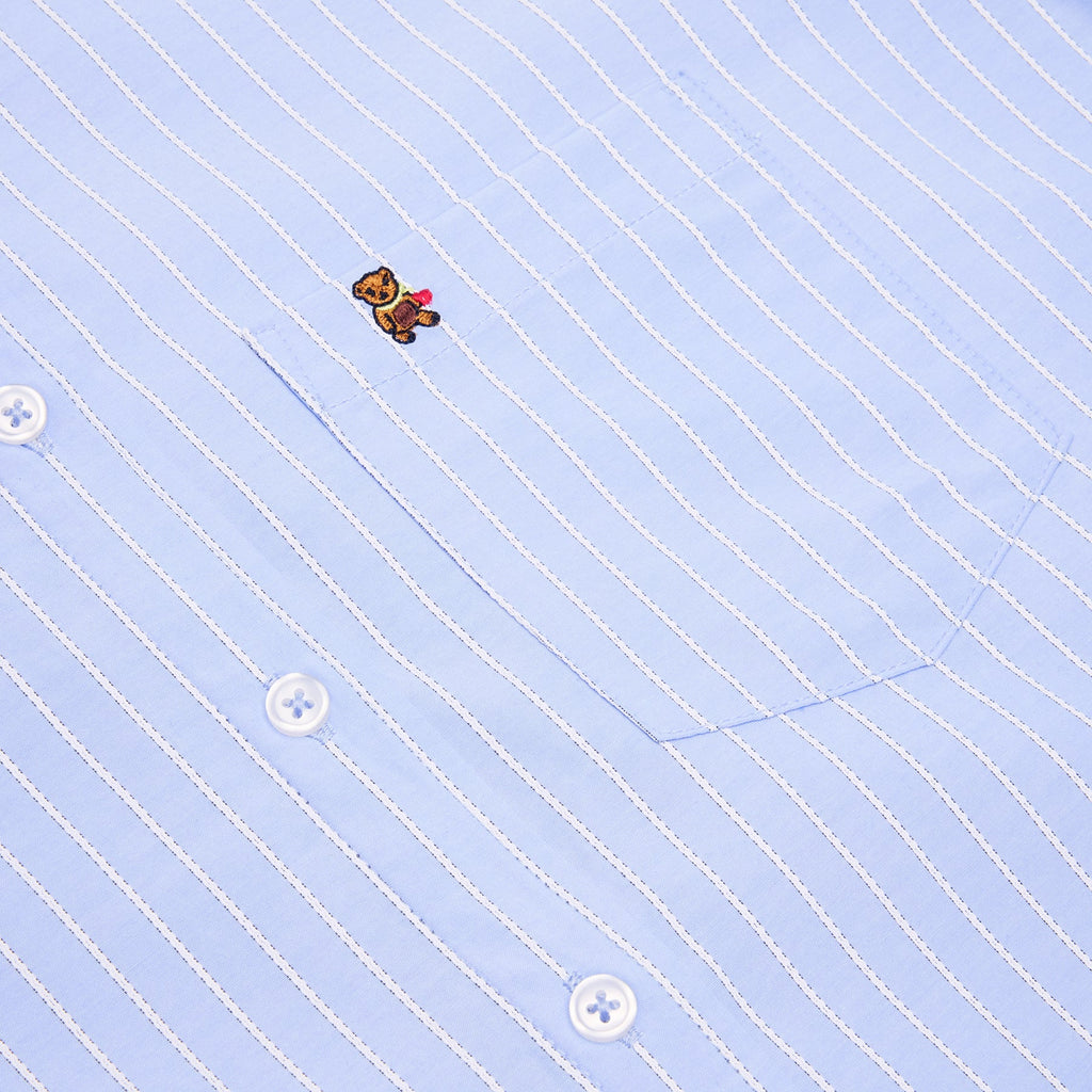 Danielle Guizio Oona Buttondown (Blue/White)
