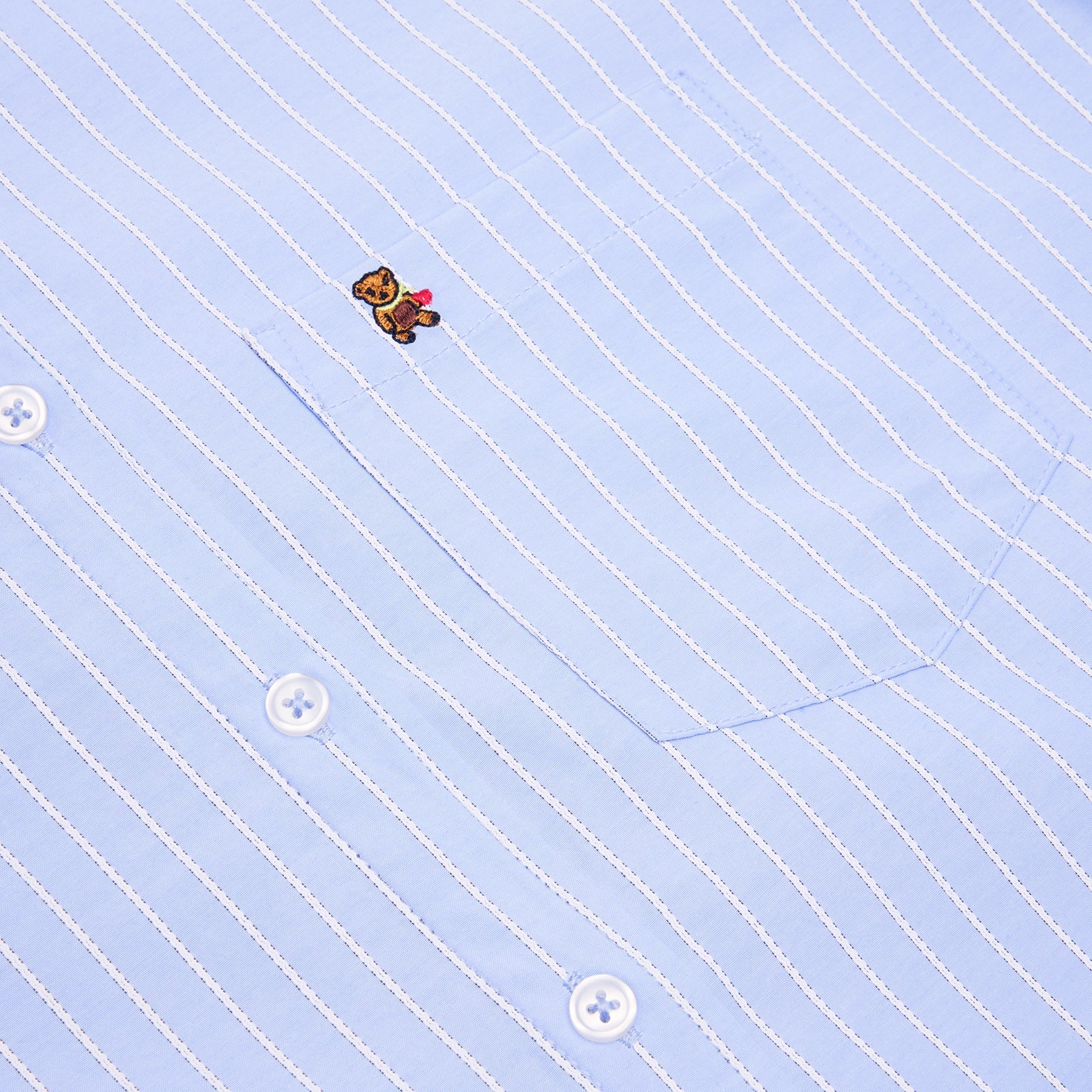 Danielle Guizio Oona Buttondown (Blue/White)