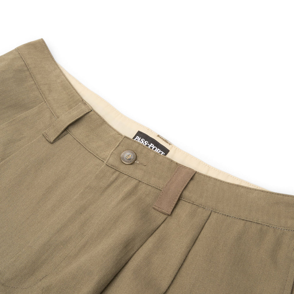 Pass-Port Herringbone Leagues Club Short R44 (OLIVE)